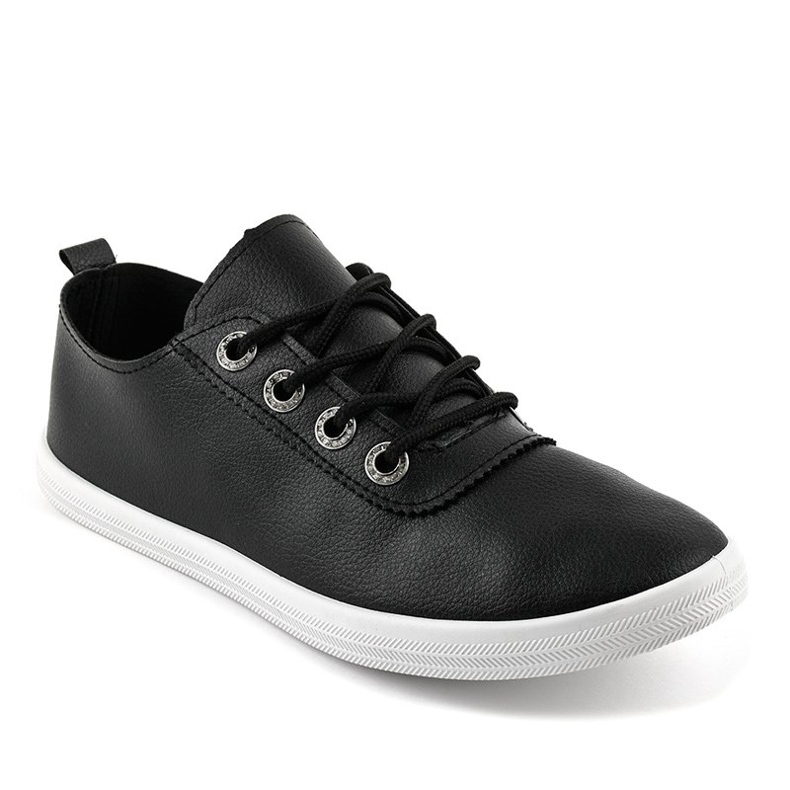 Černé klasické tenisky W9786-1 černý 1
