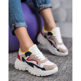 SHELOVET Textilní tenisky vícebarevný 1