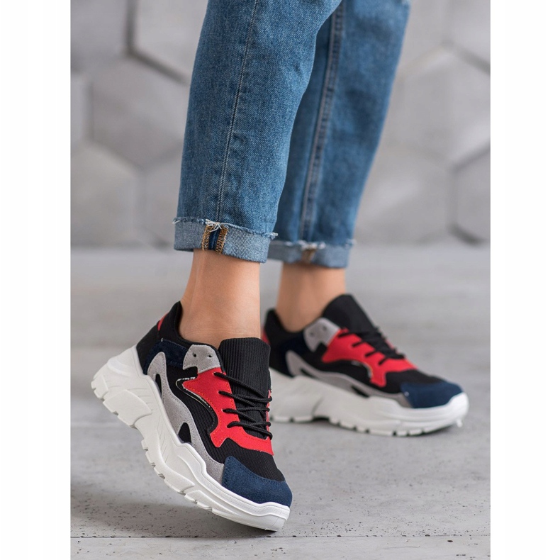 SHELOVET Textilní tenisky vícebarevný 1 SHELOVET Textilní tenisky vícebarevný 1