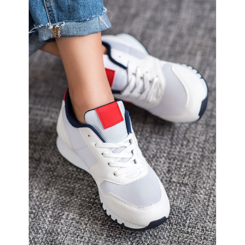 SHELOVET Klasická sportovní obuv bílý 2