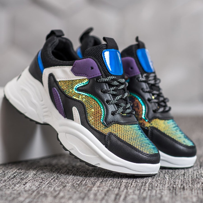 Weide Módní tenisky s flitry vícebarevný 1