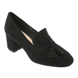 Boty na sloupku Sergio Leone PB147 černé černý 1