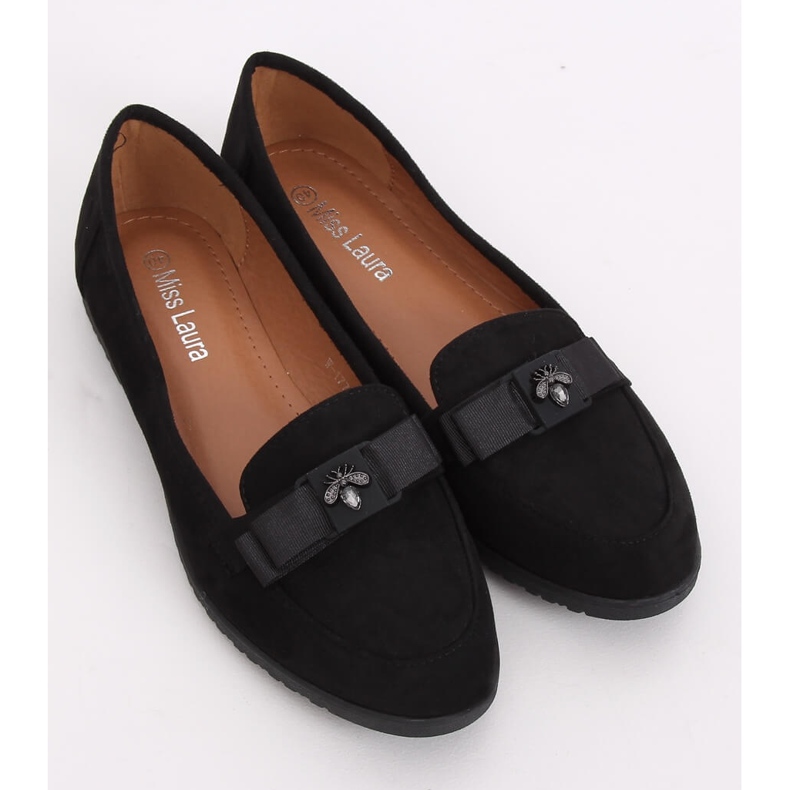 Černé dámské mokasíny W-177 Black černý 2