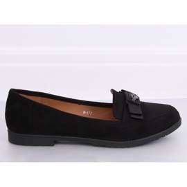 Černé dámské mokasíny W-177 Black černá 1