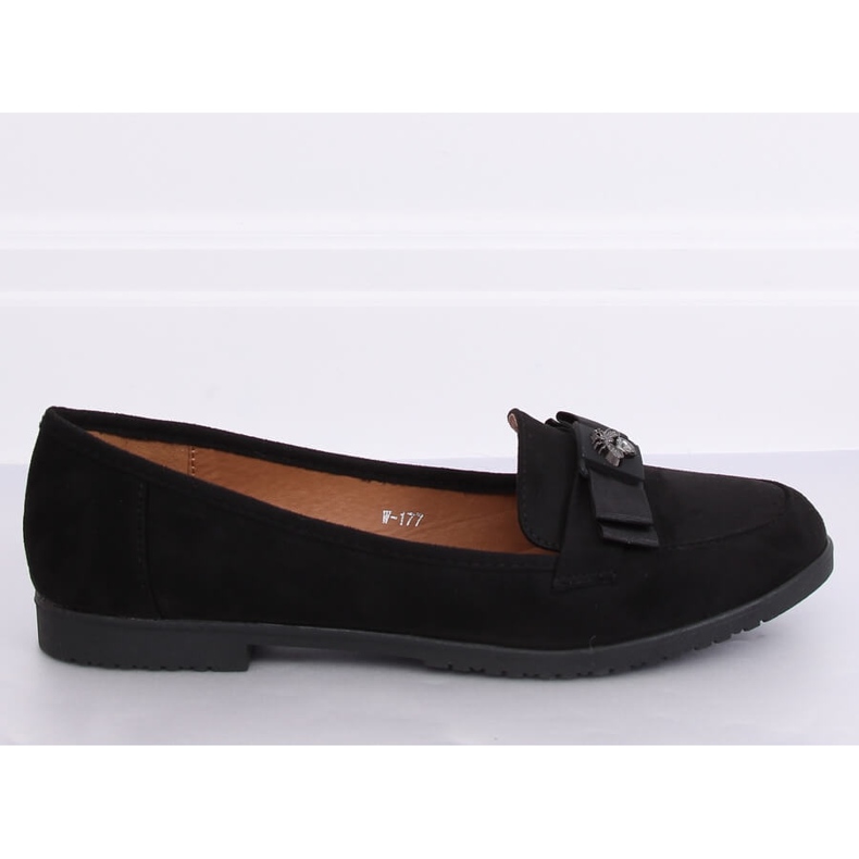 Černé dámské mokasíny W-177 Black černý 1