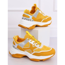 Žlutá sportovní obuv pro ženy C-3127 Yellow žluť 1