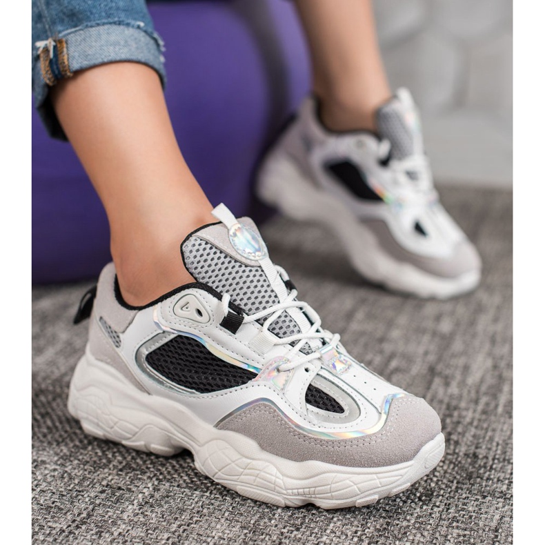 SHELOVET Tenisky se síťovinou vícebarevný 2