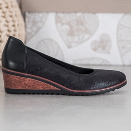 Elegantní balerínky VINCEZA černý 1