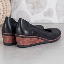 Elegantní balerínky VINCEZA černý 2