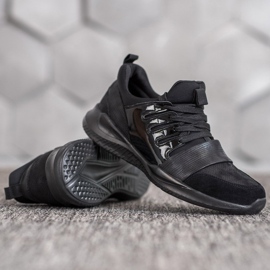 SHELOVET Černá módní sportovní obuv 1