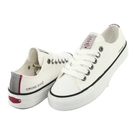 Cross Jeans Classic Sneakers Biaded White FF2R4010C bílý 3