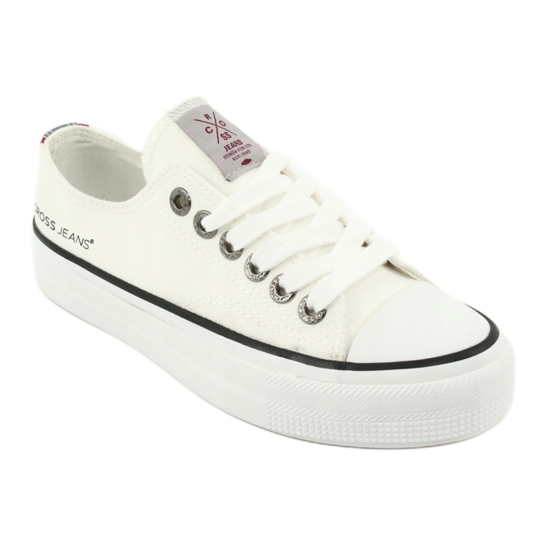 Cross Jeans Classic Sneakers Biaded White FF2R4010C bílý 1