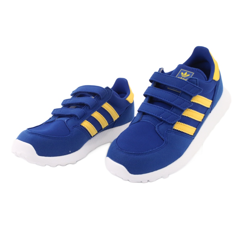 Adidas Originals Forest Grove Cf Jr CG6804 modrý žlutá 3