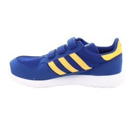 Adidas Originals Forest Grove Cf Jr CG6804 modrý žlutá 2