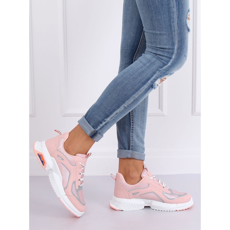 Růžová sportovní obuv BO-557 Pink růžový 1