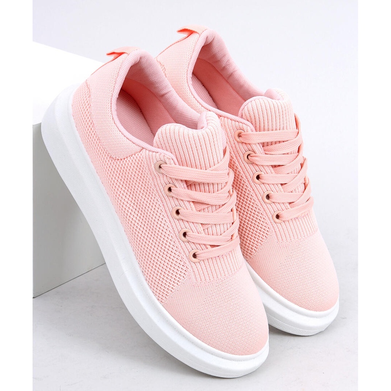 Růžové dámské růžové tenisky LV82P Pink růžový 1