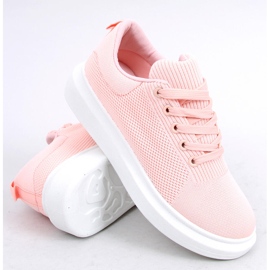 Růžové dámské růžové tenisky LV82P Pink růžový 2