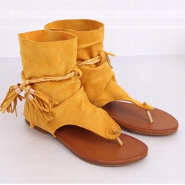 Žabky se svrškem med SL1011 žlutá 1