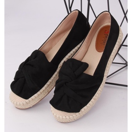 Černé dámské espadrilky LL-219P Black černý 1