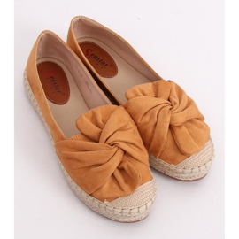 Velbloudí dámské espadrilky LL-219P Camel hnědý vícebarevný 1