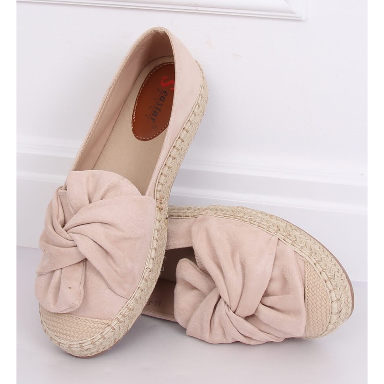 Béžové béžové espadrilky LL-219P Béžové béžový 1