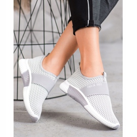 SHELOVET Nazouvací módní obuv šedá 2