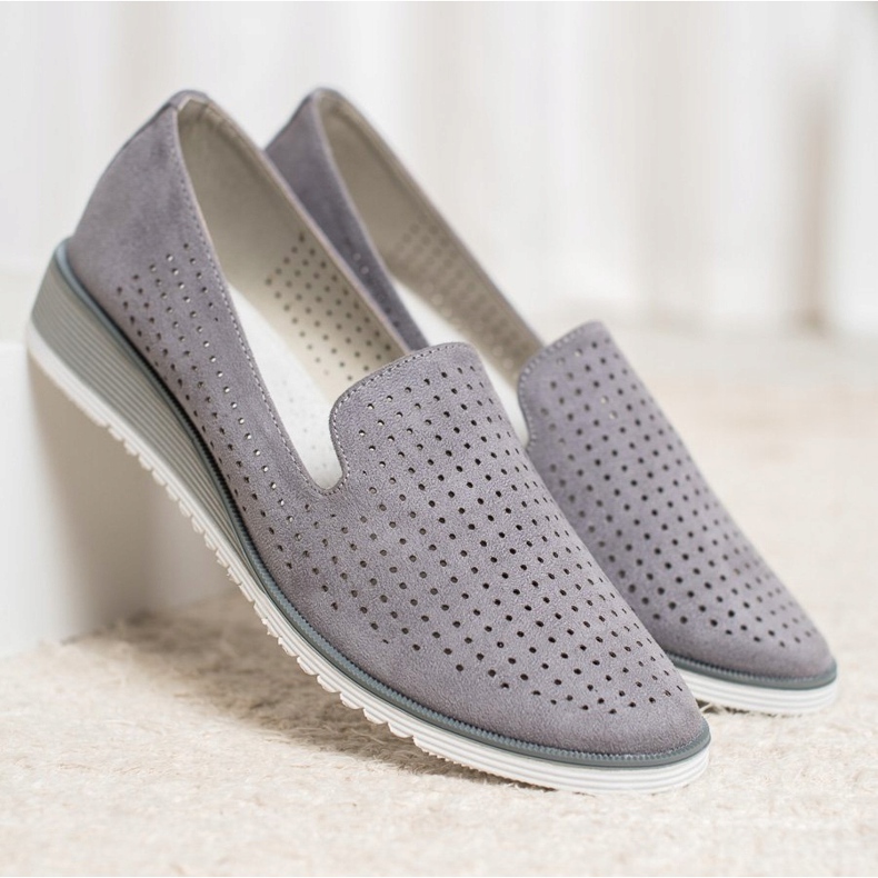 Goodin Light Openwork Lords šedá 2