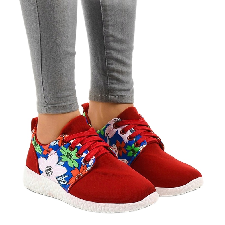 Červené sportovní boty 623 vícebarevný 1 Červené sportovní boty 623 vícebarevný 1