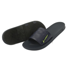 Bazénové pantofle Rider 11578 tmavě modré námořnická modrá zelená 3