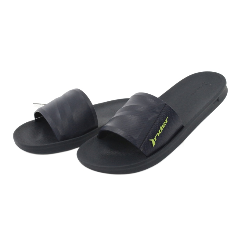 Bazénové pantofle Rider 11578 tmavě modré námořnická modrá zelená 2