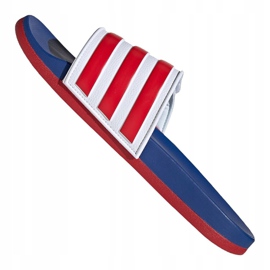 Pantofle Adidas Adilette Comfort Adj M EG1346 bílý červené modrý 3