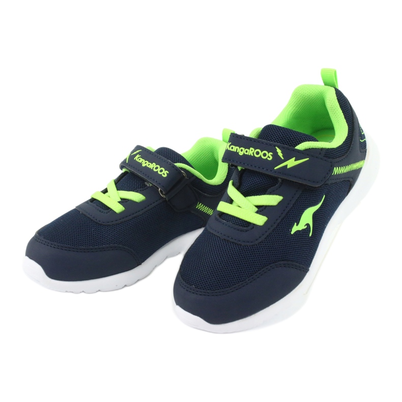 KangaRoos Dětská sportovní bota 02050 Navy Blue/Green modrý 3