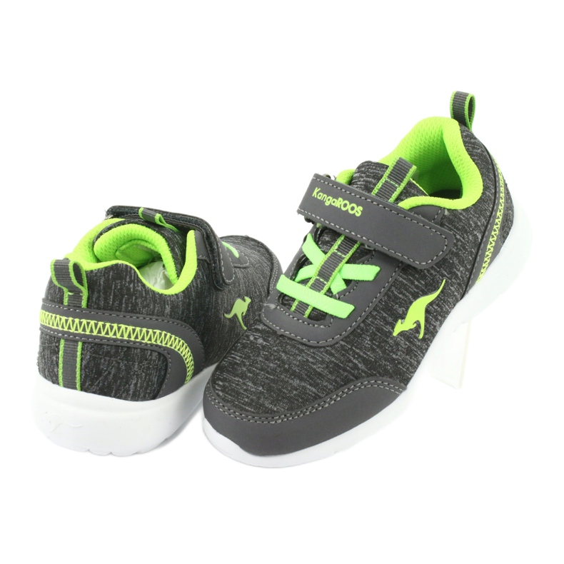 KangaRoos Sports Children's Shoes 02051 Grey/Green šedá 4