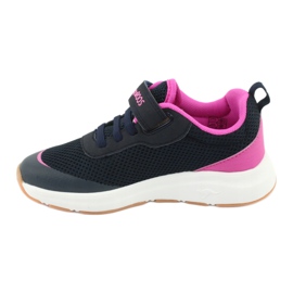 Kangaroos18507 Navy/Pink Sports Children's Shoes modrý 2