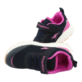 Kangaroos18507 Navy/Pink Sports Children's Shoes modrý 6