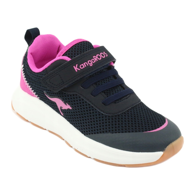 Kangaroos18507 Navy/Pink Sports Children's Shoes modrý 1
