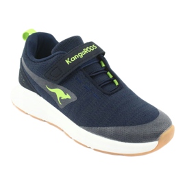 Kangaroos 18508 Navy/Green Sports Shoes modrý 1