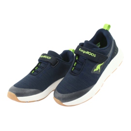 Kangaroos 18508 Navy/Green Sports Shoes modrý 3