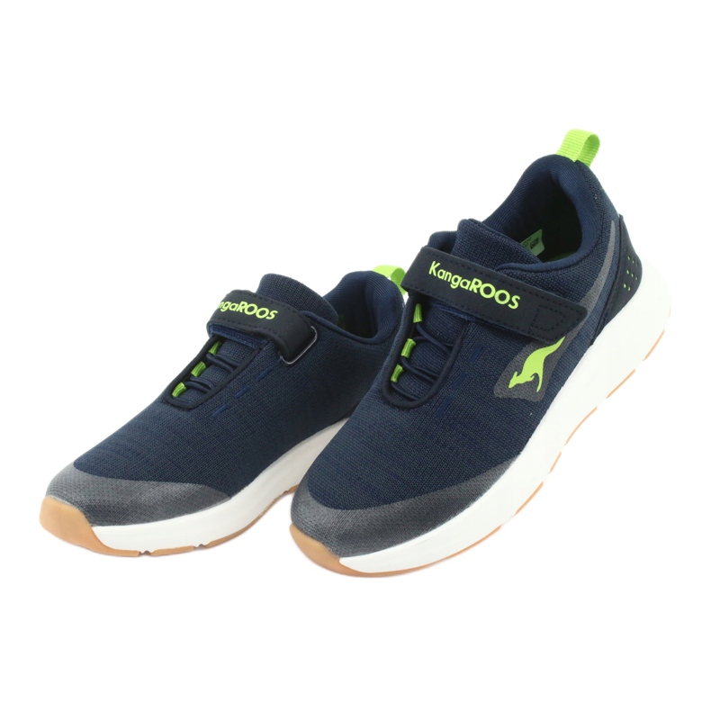 Kangaroos 18508 Navy/Green Sports Shoes modrý 3