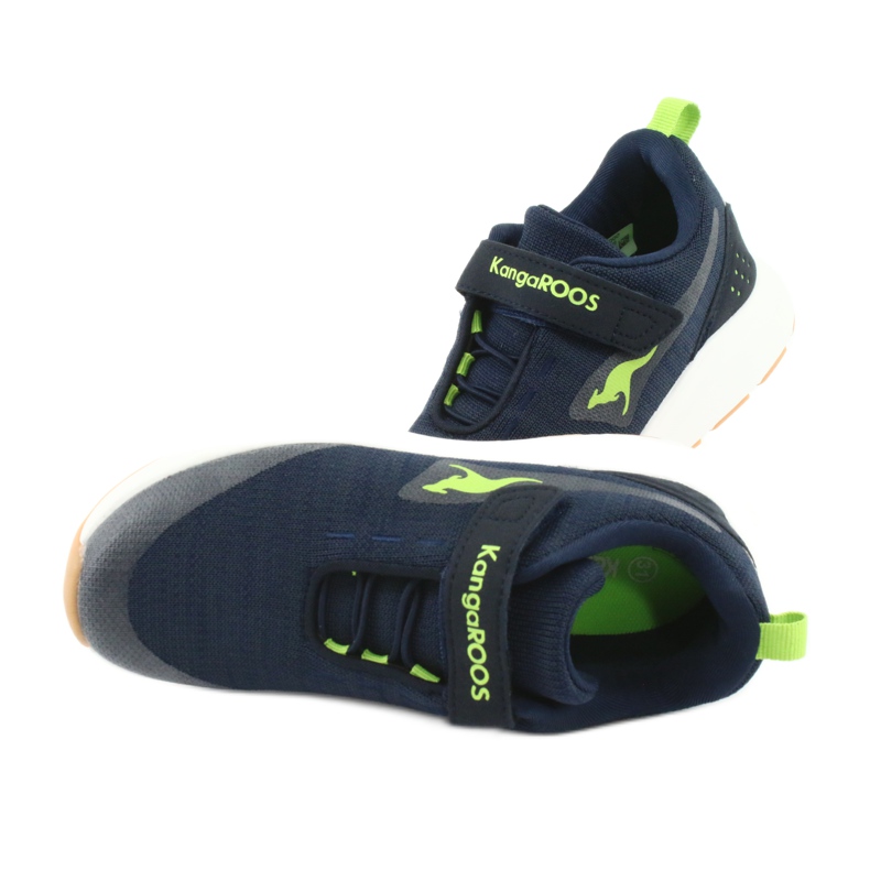 Kangaroos 18508 Navy/Green Sports Shoes modrý 5