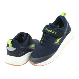 Kangaroos 18508 Navy/Green Sports Shoes modrý 4
