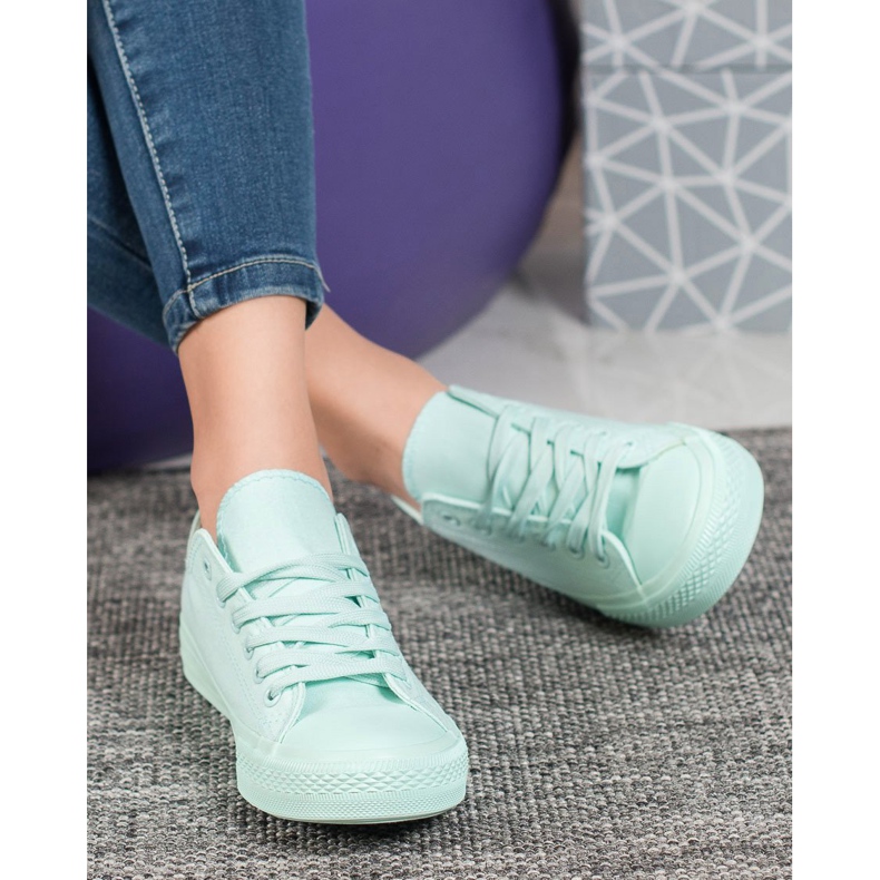 Fashion Klasické tenisky zelená 1