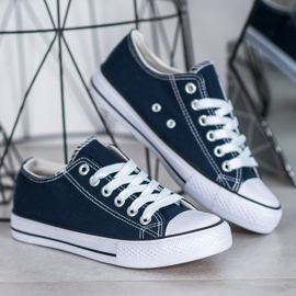 SDS Textilní tenisky modrý 1