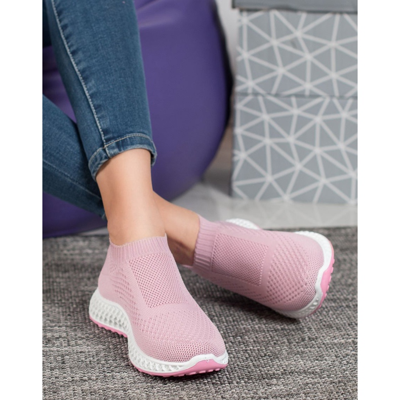 Goodin Prolamované sportovní boty růžový 2