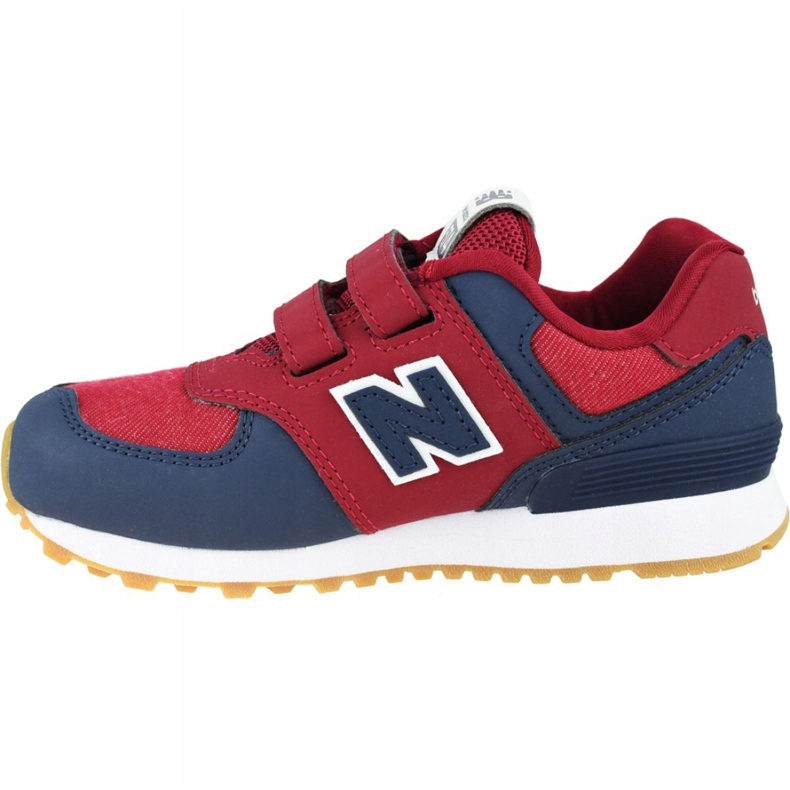 Boty New Balance Jr YV574DMI červený 1