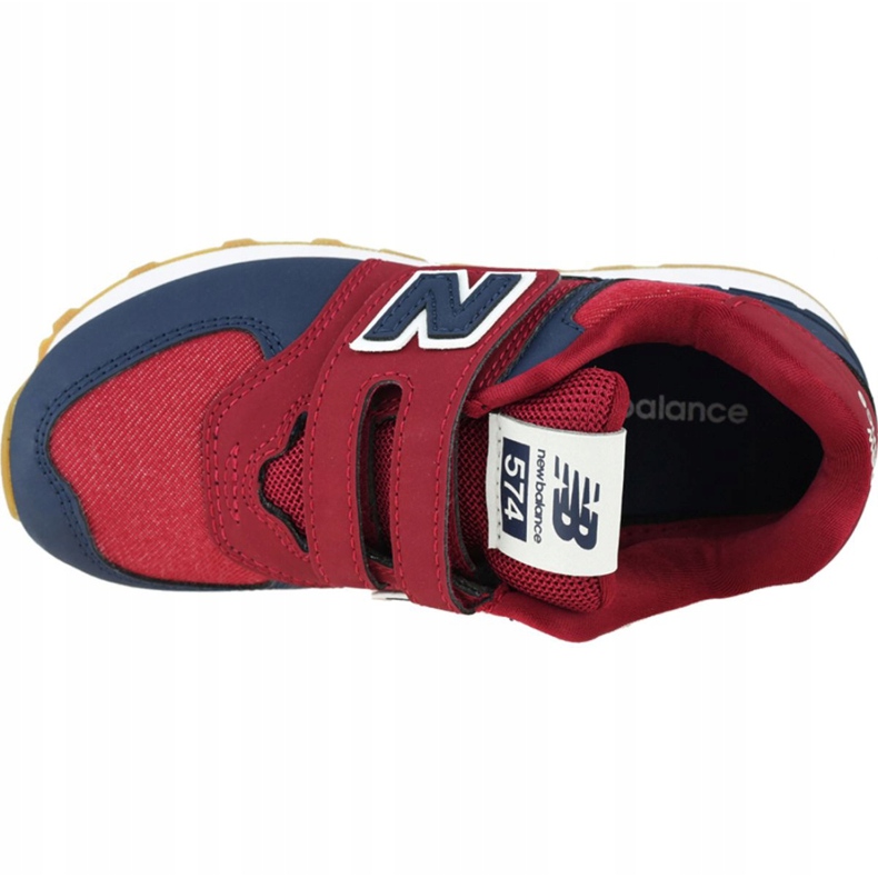 Boty New Balance Jr YV574DMI červený 2