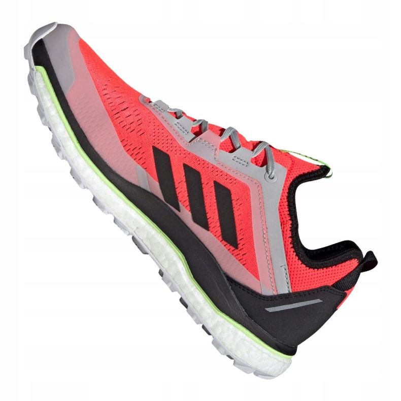 Boty Adidas Terrex Agravic Flow M EF2116 červený šedá vícebarevný 1
