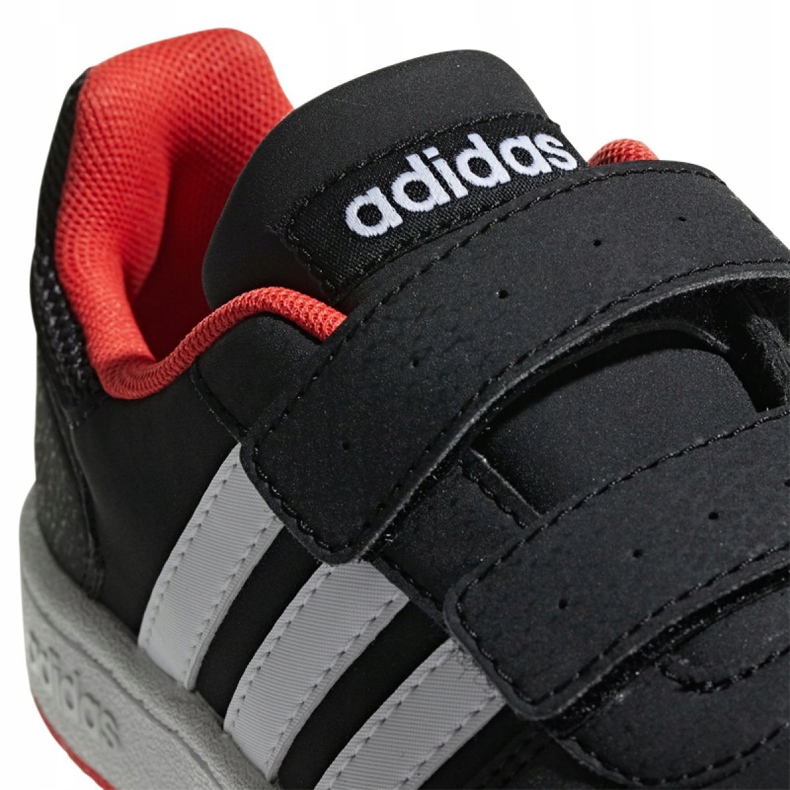 Boty adidas Hoops 2.0 Mfc C Jr B75960 bílý černý 1