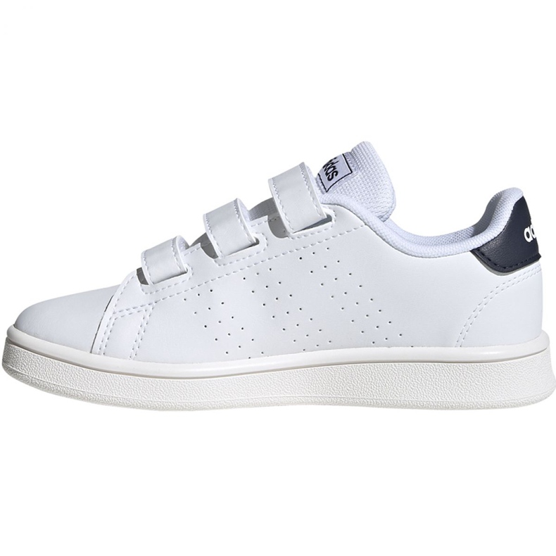 Boty Adidas Advantage C Jr FW2589 bílý 2