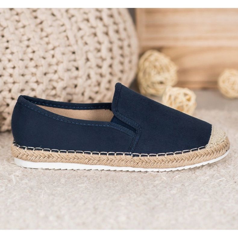 Goodin Semišové espadrilky modrý 2
